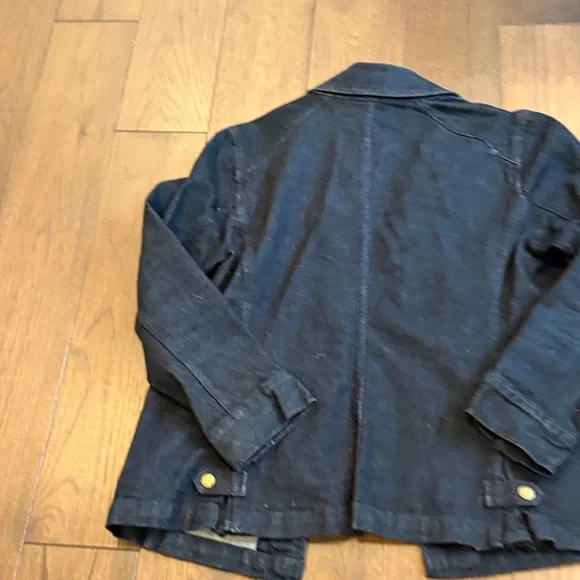 Lauren Jeans Company Ralph Lauren Dark Denim Jacket Small - C16-011 - Picture 7 of 8